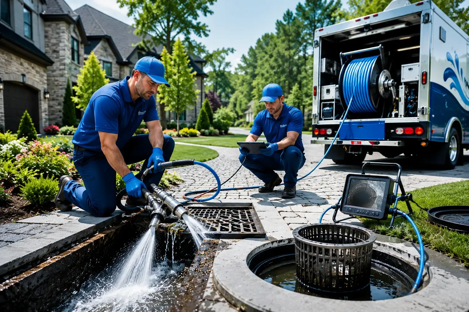 Local outdoor drain cleaning professionals in New London, IA